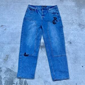 Stylish Blue Relaxed Fit Jeans for Men